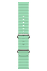 Apple Watch Uyumlu Ocean Silikon Kordon Aqua