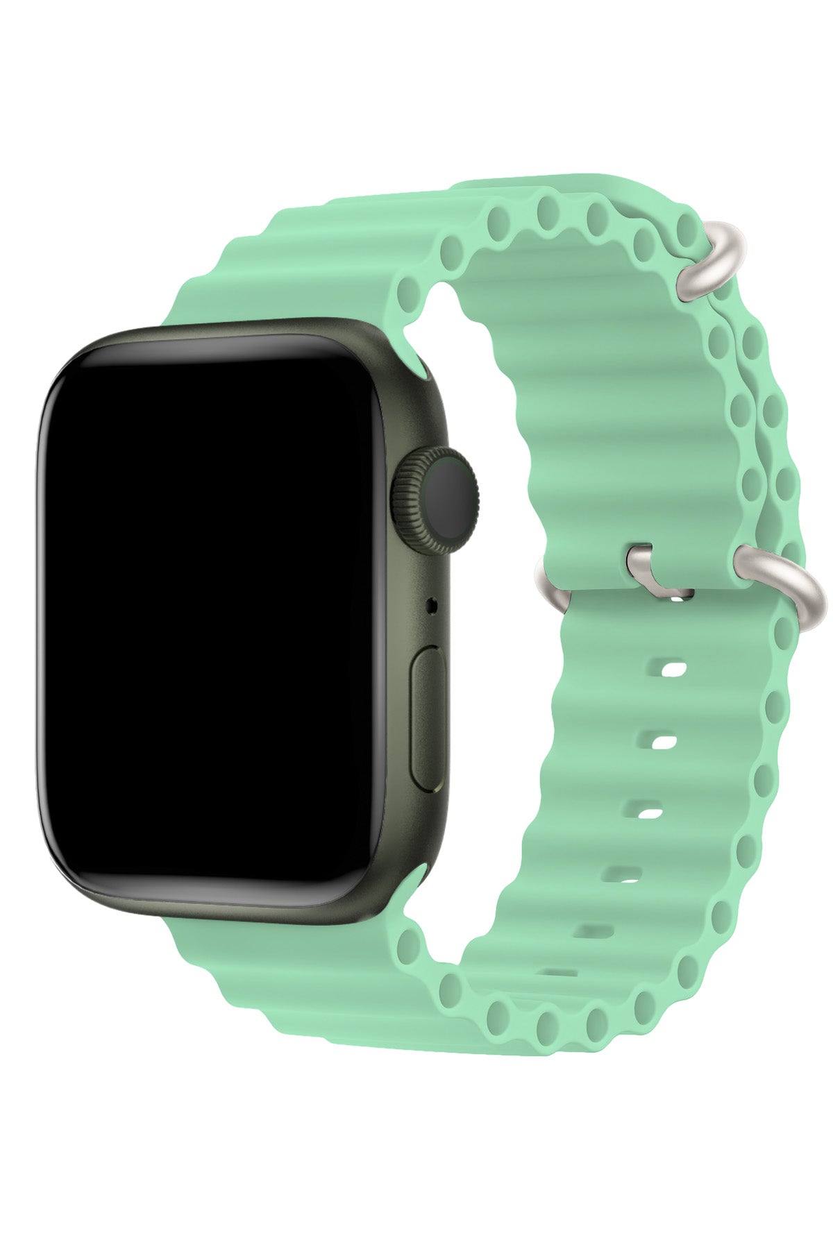 Apple Watch Uyumlu Ocean Silikon Kordon Aqua  bikordon