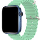 Apple Watch Uyumlu Ocean Silikon Kordon Aqua