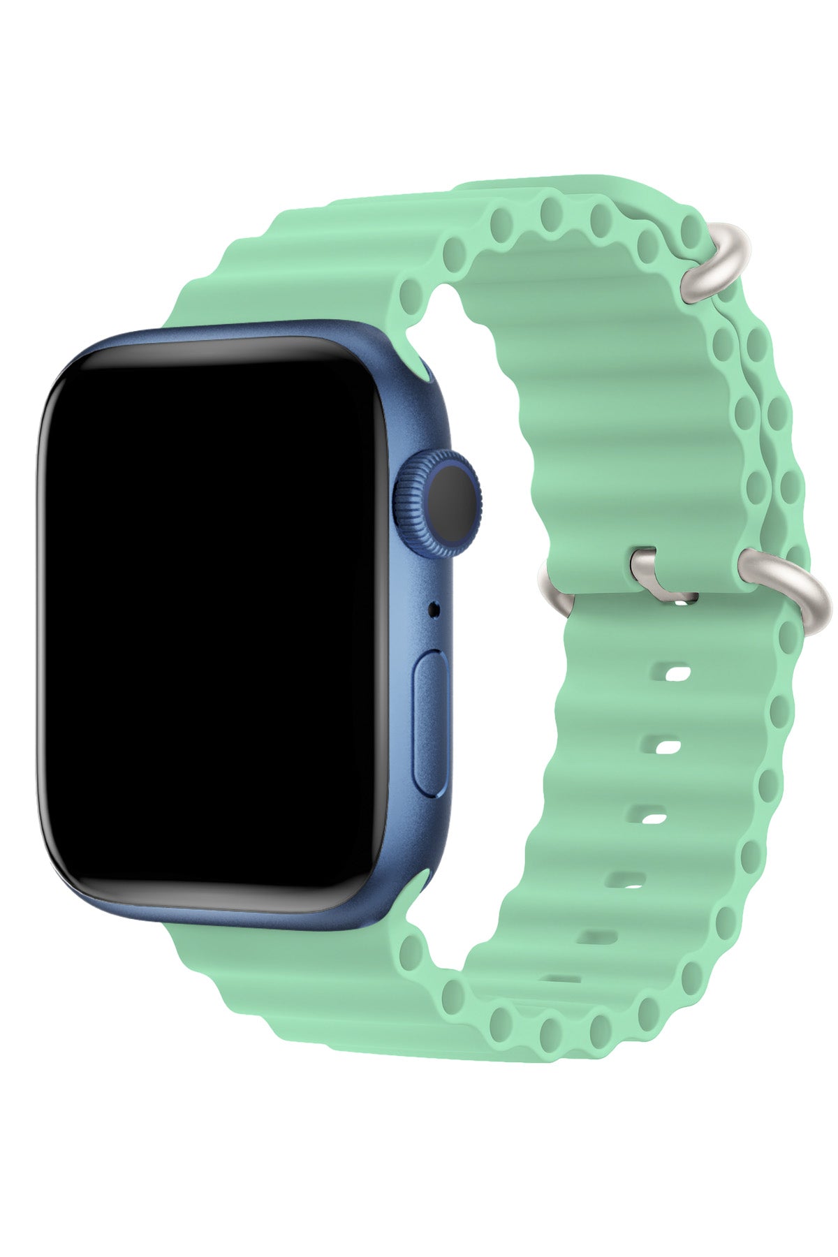 Apple Watch Uyumlu Ocean Silikon Kordon Aqua  bikordon