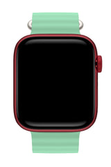 Apple Watch Uyumlu Ocean Silikon Kordon Aqua