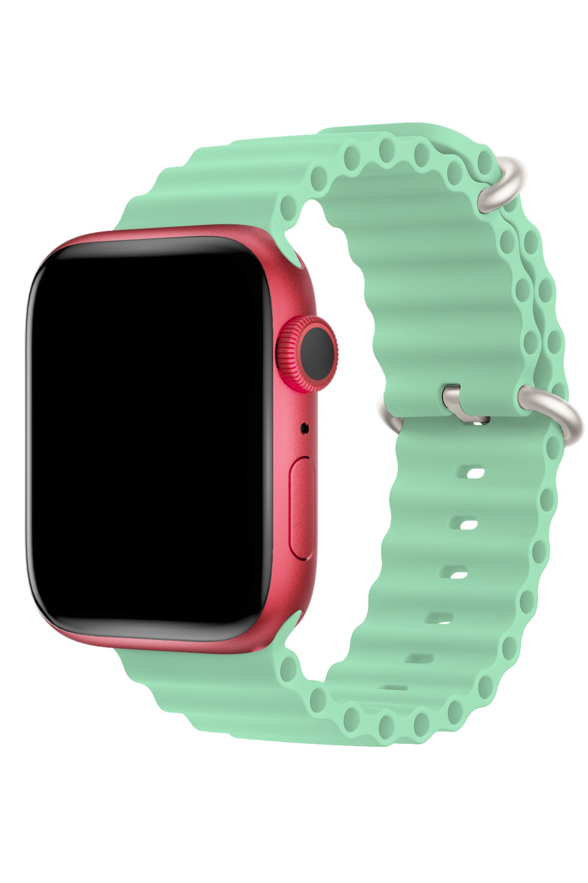 Apple Watch Uyumlu Ocean Silikon Kordon Aqua  bikordon