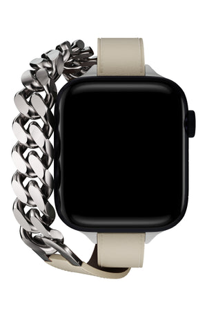 Apple Watch Uyumlu Double Tour Deri Kordon Auro  bikordon