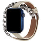 Apple Watch Uyumlu Double Tour Deri Kordon Auro  bikordon