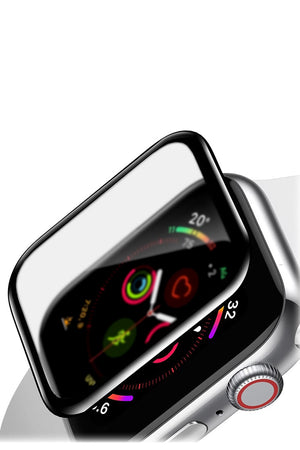 Apple Watch Uyumlu Kavisli Mat Ekran Koruyucu Full Yapışkanlı  bikordon