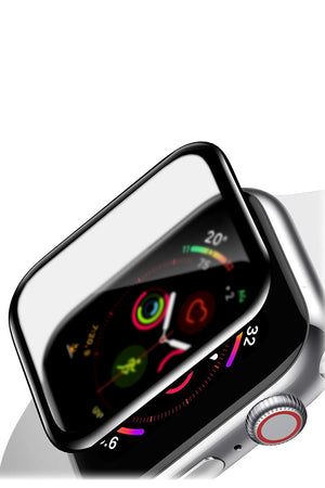 Apple Watch Uyumlu Kavisli Mat Ekran Koruyucu Full Yapışkanlı