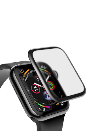 Apple Watch Uyumlu Kavisli Mat Ekran Koruyucu Full Yapışkanlı  bikordon