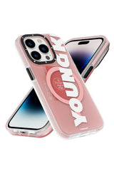 Youngkit Binfen iPhone 14 Pro Max Magsafe Pink Case 