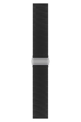 Apple Watch Compatible Cross Loop Silicone Band Blackstone 