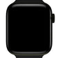 Apple Watch Compatible Cross Loop Silicone Band Blackstone 