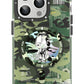 Youngkit Camouflage iPhone 14 Pro Max Magsafe Green Case 