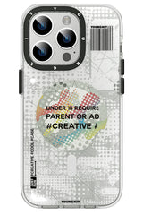 Youngkit Kamuflaj iPhone 14 Pro Magsafe Beyaz Kılıf