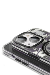 Youngkit Kamuflaj iPhone 14 Magsafe Mor Kılıf