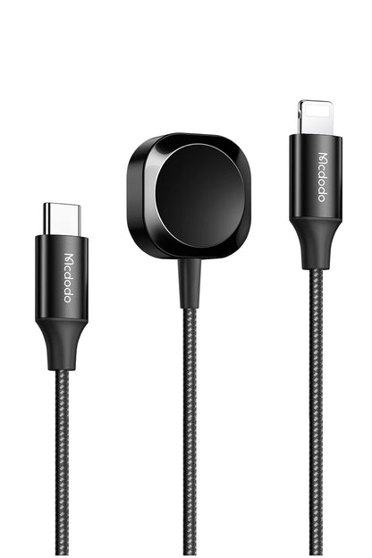 Mcdodo Apple Watch iPhone Compatible 15w USB-C Magnetic Charging Cable 1.5m 