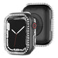Apple Watch Uyumlu Bumper Taşlı Parlak Kasa Clearity  bikordon