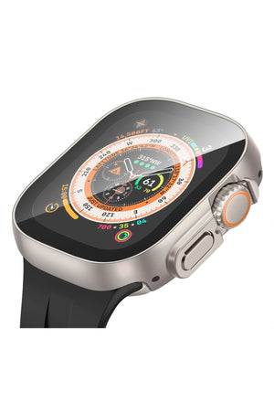 Apple Watch Ultra Uyumlu Ekran Koruyucu Kasa Starlight