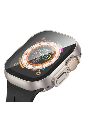 Apple Watch Ultra Uyumlu Ekran Koruyucu Kasa Starlight  bikordon