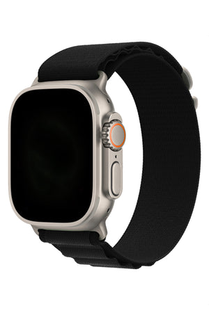 Apple Watch Uyumlu Alpine Loop Kordon Ebony  bikordon