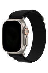Apple Watch Uyumlu Alpine Loop Kordon Ebony