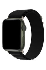 Apple Watch Uyumlu Alpine Loop Kordon Ebony