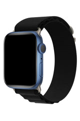 Apple Watch Uyumlu Alpine Loop Kordon Ebony