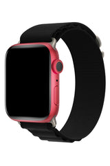 Apple Watch Uyumlu Alpine Loop Kordon Ebony