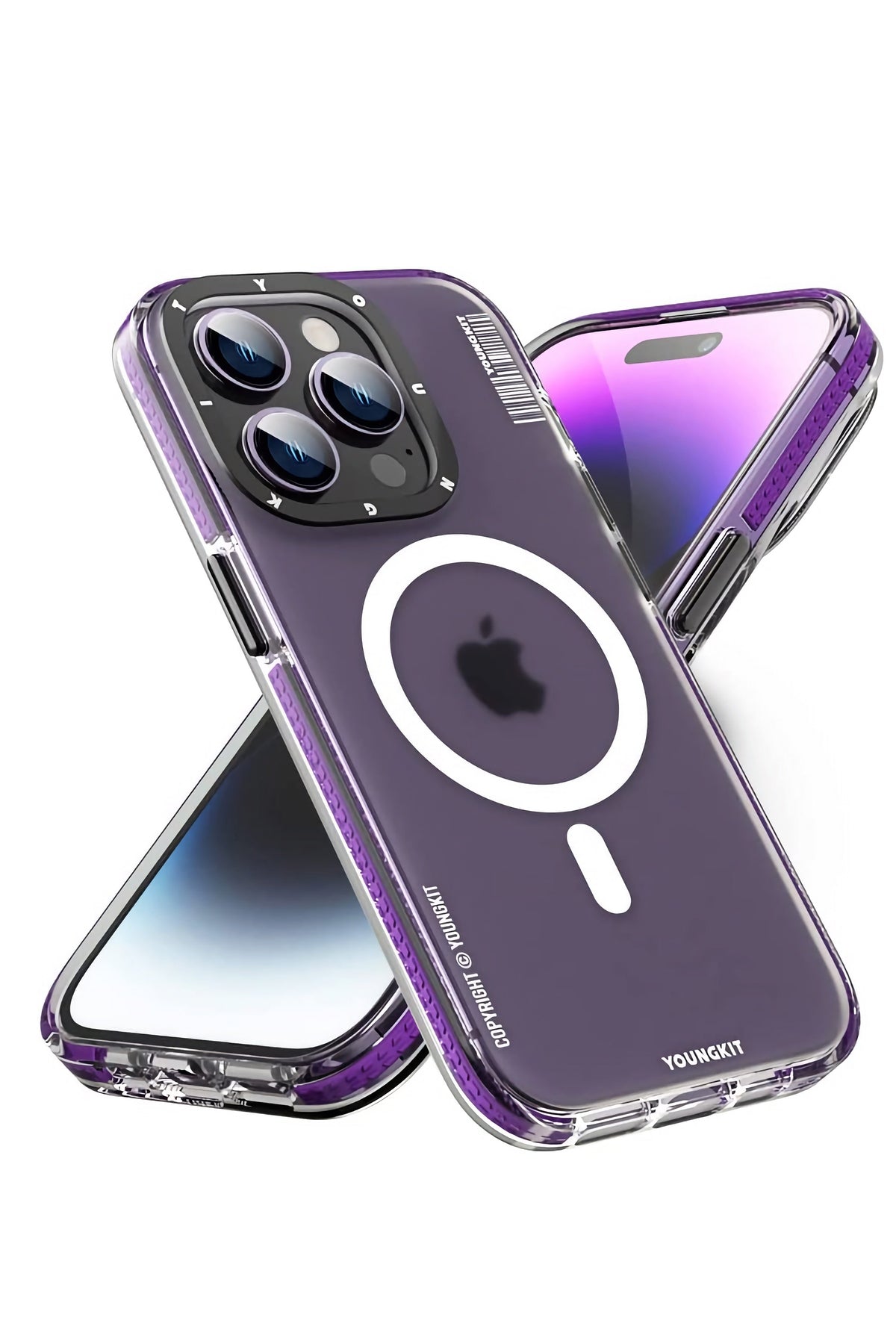 Youngkit Exquisite iPhone 14 Pro Max Magsafe Derin Mor Kılıf  Youngkit