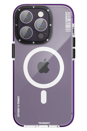 Youngkit Exquisite iPhone 14 Pro Max Magsafe Deep Purple Case 