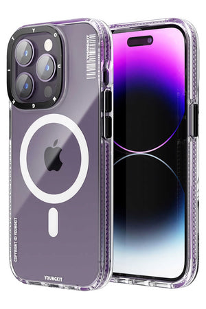 Youngkit Exquisite iPhone 14 Pro Magsafe Derin Mor Kılıf  Youngkit