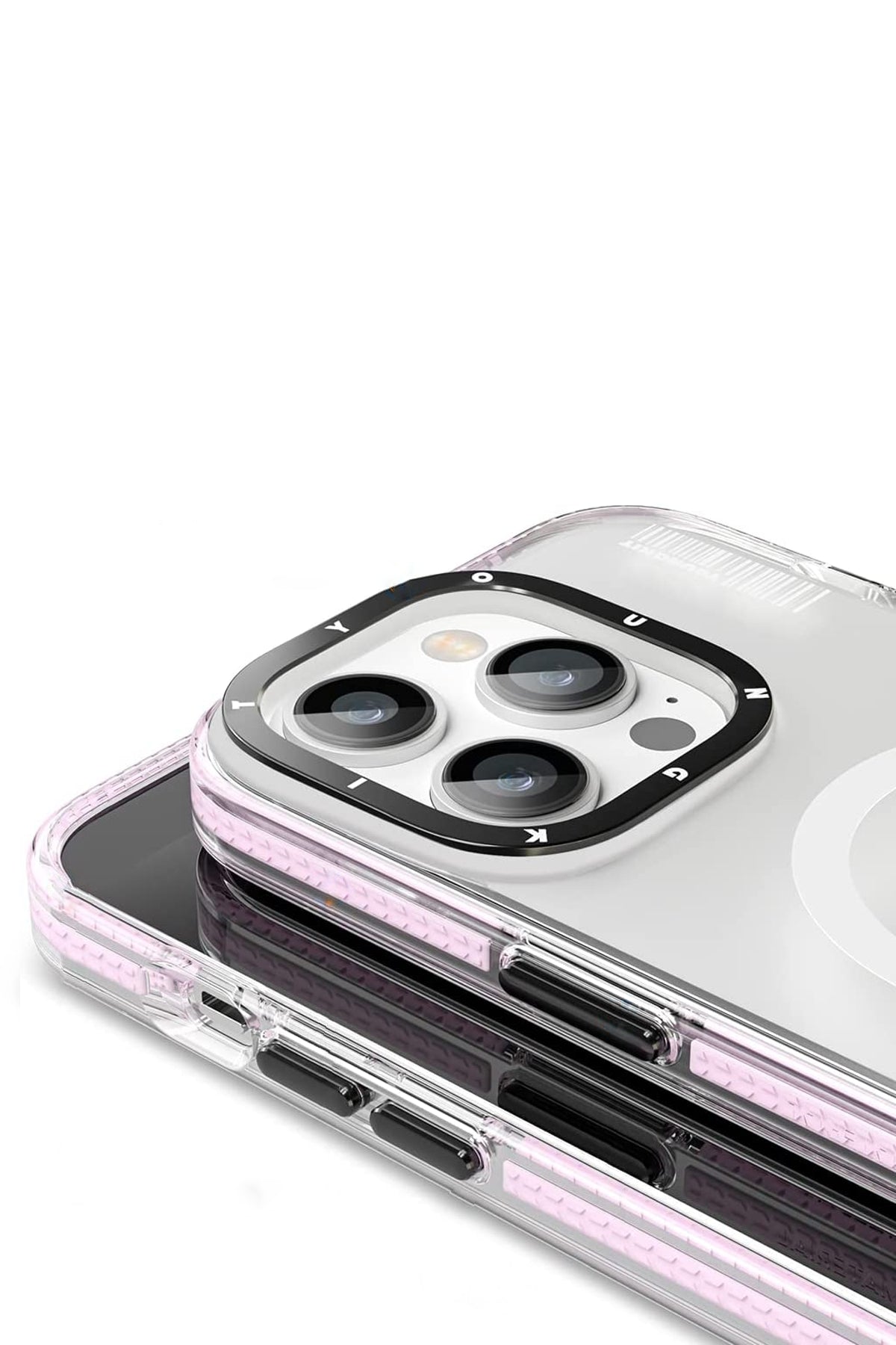 Youngkit Exquisite iPhone 14 Pro Magsafe Pembe Kılıf  Youngkit