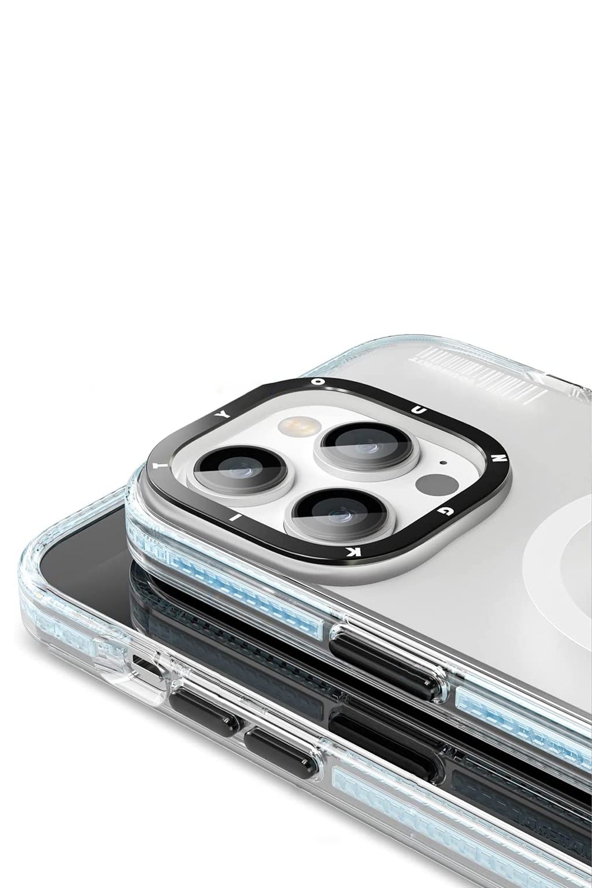 Youngkit Exquisite iPhone 14 Pro Magsafe Mavi Kılıf  Youngkit