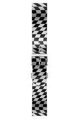 Apple Watch Uyumlu UV Baskılı Silikon Kordon Flag