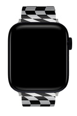 Apple Watch Uyumlu UV Baskılı Silikon Kordon Flag