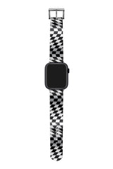 Apple Watch Uyumlu UV Baskılı Silikon Kordon Flag