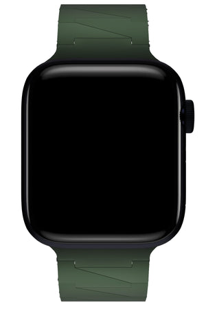 Apple Watch Uyumlu Cross Loop Silikon Kordon Forest  bikordon