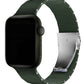 Apple Watch Uyumlu Cross Loop Silikon Kordon Forest