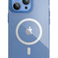 Youngkit Glaze iPhone 14 Pro Max Şeffaf Kılıf Mavi Kamera Çerçeveli  Youngkit