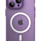 Youngkit Glaze iPhone 14 Pro Max Transparent Case Purple Camera Framed 