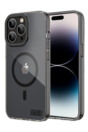 Youngkit Glaze iPhone 14 Pro Şeffaf Kılıf Siyah Kamera Çerçeveli  Youngkit