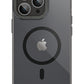 Youngkit Glaze iPhone 14 Pro Şeffaf Kılıf Siyah Kamera Çerçeveli  Youngkit