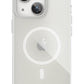Youngkit Glaze iPhone 14 Şeffaf Kılıf Gümüş Kamera Çerçeveli  Youngkit