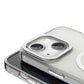 Youngkit Glaze iPhone 14 Transparent Case with Silver Camera Frame 