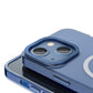 Youngkit Glaze iPhone 14 Transparent Case Blue Camera Framed 