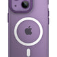 Youngkit Glaze iPhone 14 Şeffaf Kılıf Derin Mor Kamera Çerçeveli  Youngkit
