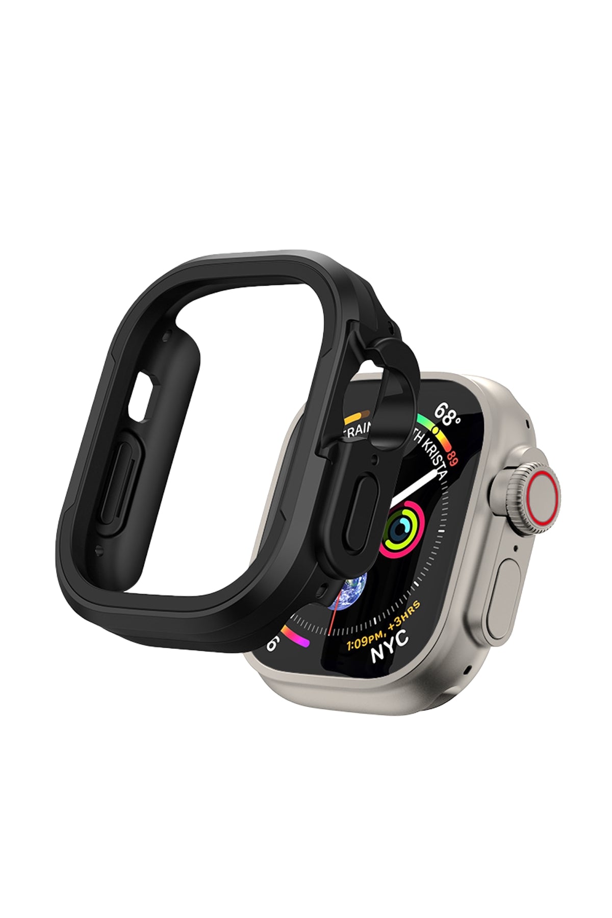 Wiwu Defender Apple Watch Ultra Uyumlu 49mm Kasa Koruyucu Graphit