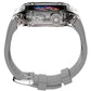Apple Watch Uyumlu Armor Loop Şeffaf Kasa Koruyucu Graygate Silikon Kordon