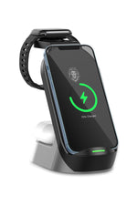 Green Lion Apple Watch iPhone Airpods Uyumlu Wireless Hızlı Şarj Standı 15w  Green Lion