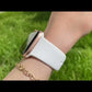 Apple Watch Uyumlu Silikon Spor Kordon Beyaz bikordon