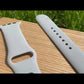 Apple Watch Uyumlu Silikon Spor Kordon Taupe Gri bikordon