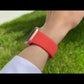 Apple Watch Uyumlu Silikon Spor Kordon Pudra Turuncu bikordon